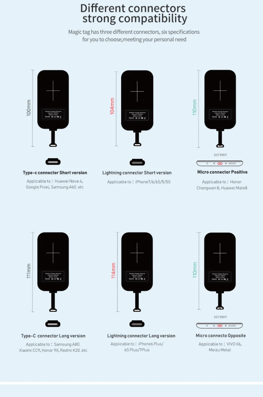 type c wireless charging receiver nillkin magic tag usb c qi wireless charger receiver chip for google pixel 2 xl oneplus 77 free global shipping