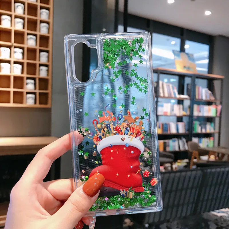 Рождественский подарок для samsung Note10pro Note10Plus S10 s9 s8 Plus S7 edge шляпа Санта Клауса олень