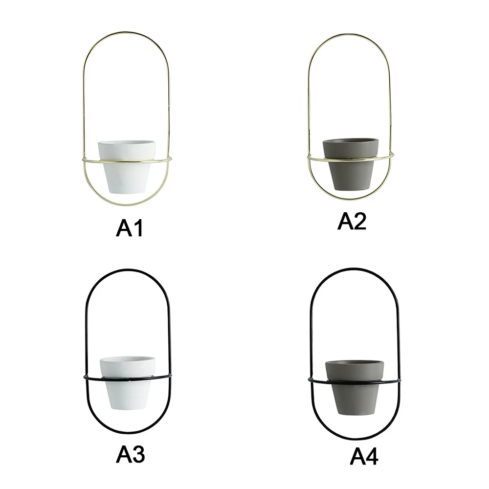Геометрический контейнер для растений суккулентов Зеленый цветочный горшок