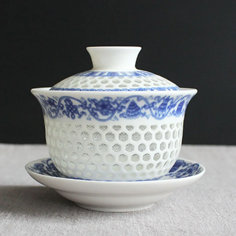 Китайская чаша для чая сотовый керамический гайвань кунг фу чайные чашки и