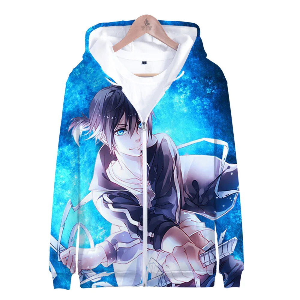 Костюм косплея Japan Anime Noragami: Ято, Ики Хиёри, Юкине, Эбису, Кофуку, Бисамон, Нора, Унисекс, 3D-худи с молнией и капюшоном.