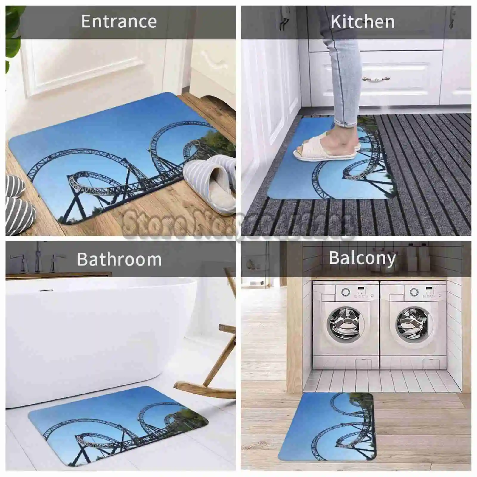 Циклическая подставка под горку и коврик летучая мышь для гостиной декоративный