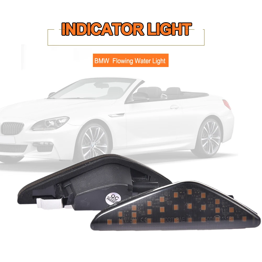 

Universal 2pcs LED Car Side Light Clearance Light Marker Light Indicator Light Smoked Type For BMW E70 X5 F25 X3 E71 X6
