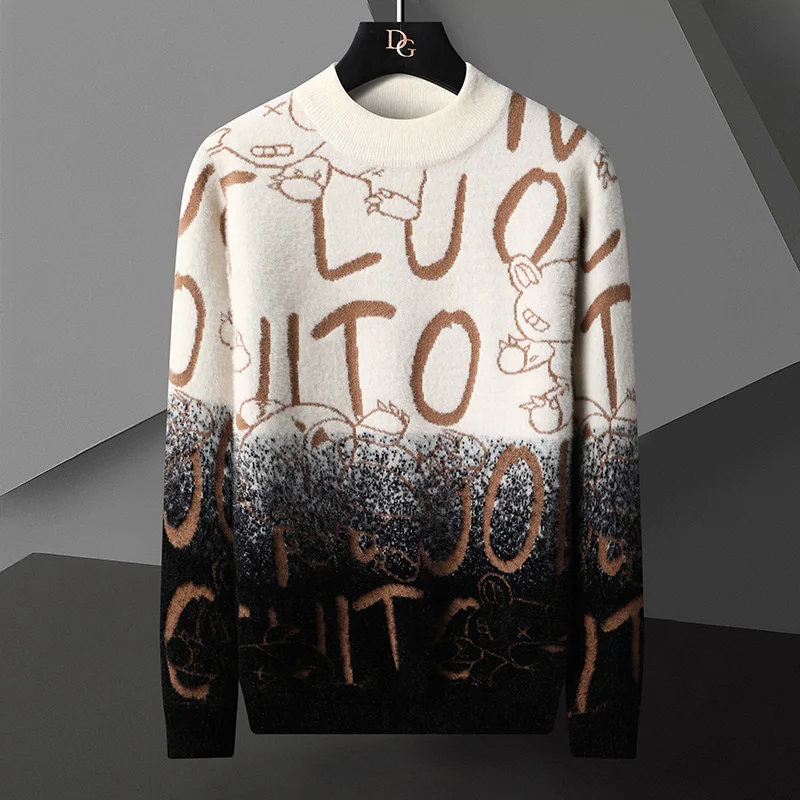 2021 высококачественный брендовый дизайнерский свитер из норкового меха на осень