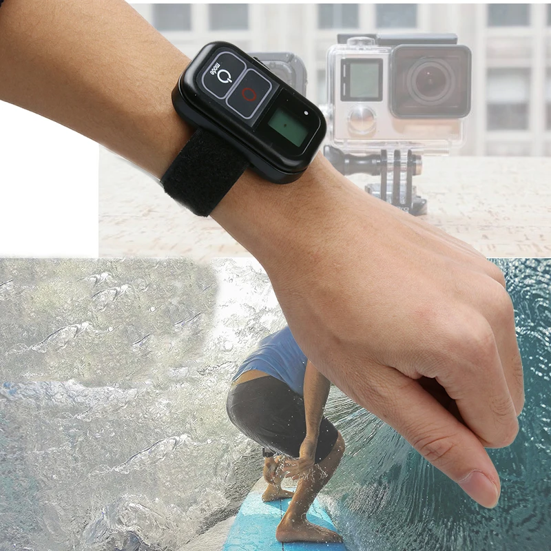 Водонепроницаемый пульт дистанционного управления Wi Fi для камеры Gopro Hero Max 8/7/6