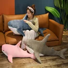 Гигантская Акула, плюшевая игрушка, мягкая игрушка в виде животного, 1 шт., 60-100 см, подарок на день рождения, подушка-Акула