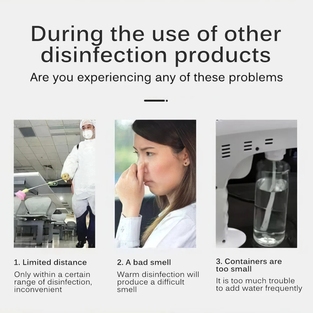 

Adjustable Atomizer Wireless Electric Sprayer Handheld Nano Steam Atomizing Fogger Mist Trigger Hair Nanos Steam Spray Guns