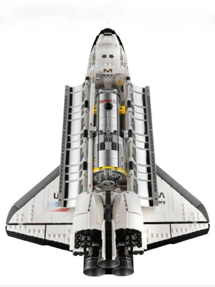 Bloques de construcci&oacute;n de lanzadera espacial para ni&ntilde;os, juguete de ladrillos para armar nave lanzadera espacial de la agencia espacial Discovery, ideal para regalo, c&oacute;digo 10283-2