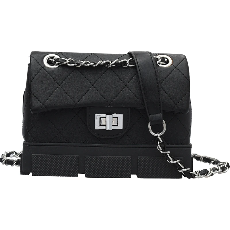 

Lattice Square Crossbody bag 2021 Summer New Quality PU Leather Women's Designer Handbag Luxury brand Shoulder Messenger Bag