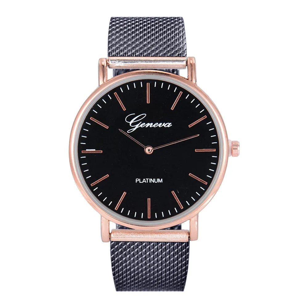 Часы мужские модные из нержавеющей стали аналоговые кварцевые женские под