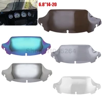 motorcycle 5 colors 6 8 cycle wave windshield fairing windscreen cover for harley touring street electra glide ultra flhx 14 20