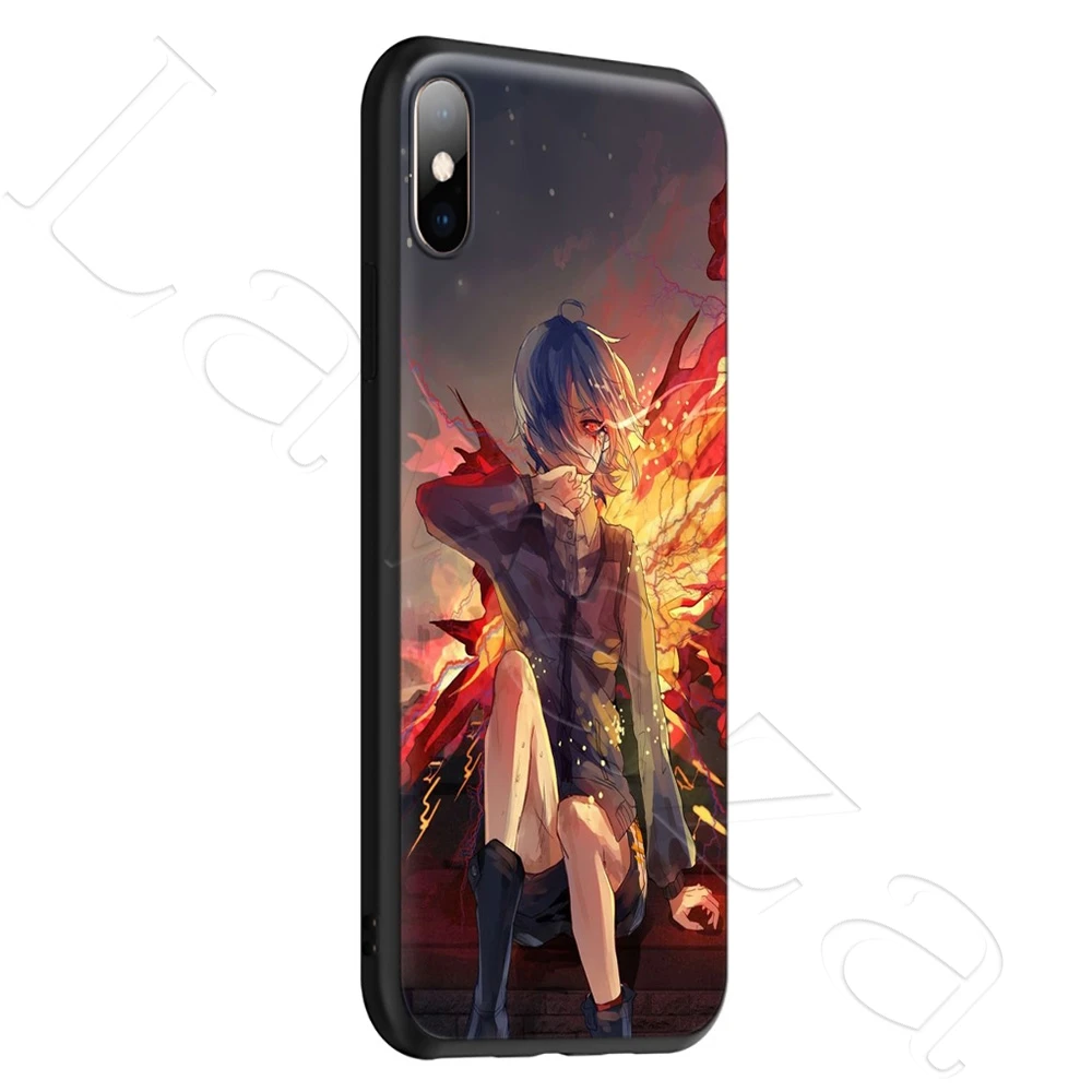 Силиконовый мягкий чехол Lavaza с аниме Токийский Гуль для iPhone 12 Mini 11 Pro XS Max XR X 8 7 6 6S