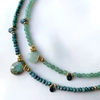 2021 винтажное искусственное каменное ожерелье с подвеской ручной работы в этническом стиле аксессуары для шеи на шею Подарочный чокер