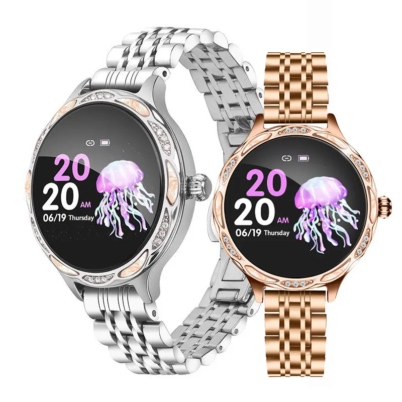 Женские Модные Смарт часы монитор сердечного ритма фитнес трекер наручные