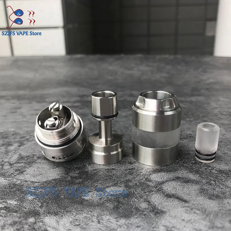 YFTK KA V8 Style RTA Nano полный комплект 22 мм Vape Tank MTL одна катушка DIY обслуживаемый