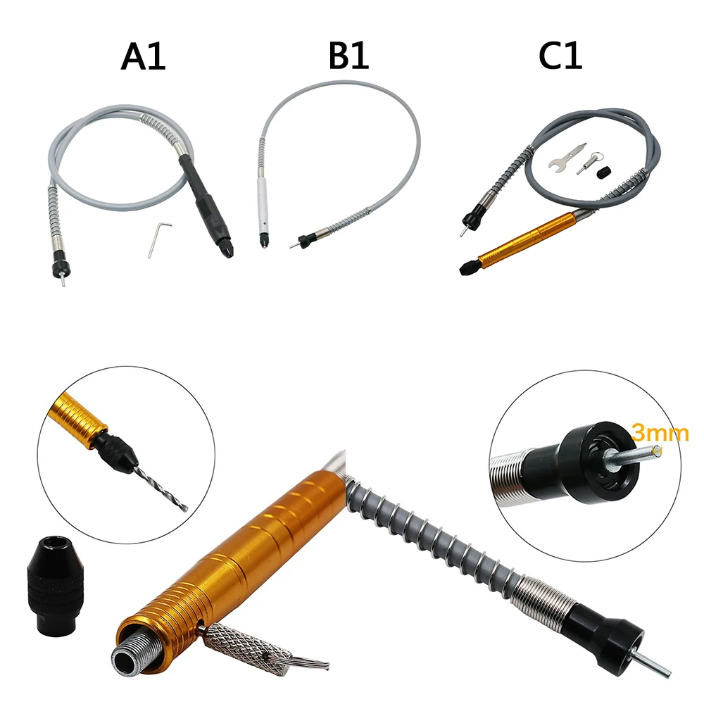 

Electric Grinder Electric Torque Drill Tool Multi-Function Soft Shaft Connecting Rod Hose Flexible Shaft