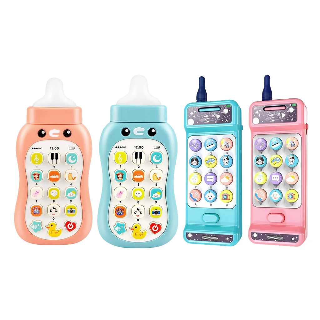 

Kid Music Phone Toys Girl Toddler Light up Mobile Educational Toys