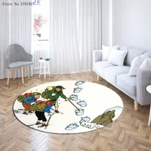 The Adventure Of TinTin Round Carpet 3D Print Animation Cartoon Carpets Kitchen Doorway Floor Rug For Living Room Mat Decor The Adventure Of TinTin Round Carpet 3D Print Animation Cartoon Carpets Kitchen Doorway Floor Rug For Living Room Mat Decor