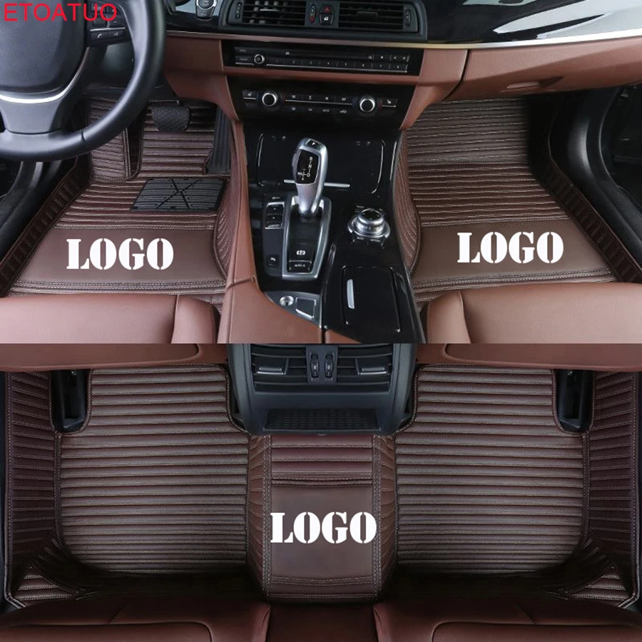 Автомобильные коврики с логотипом под заказ для bmw g30 F10 F11 F15 F16 F20 F25 F30 F34 E60 E70 E90 1 3 4 5