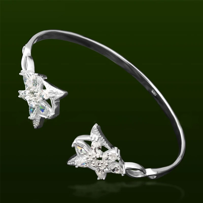 Женский Браслет манжета LOTR LordOf TheRings Arwen Evenstar ювелирное изделие из стерлингового