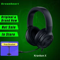 original kraken x essential wired gaming headset 7 1 surround and accurate positional ultra light ergonomic headphone for razer