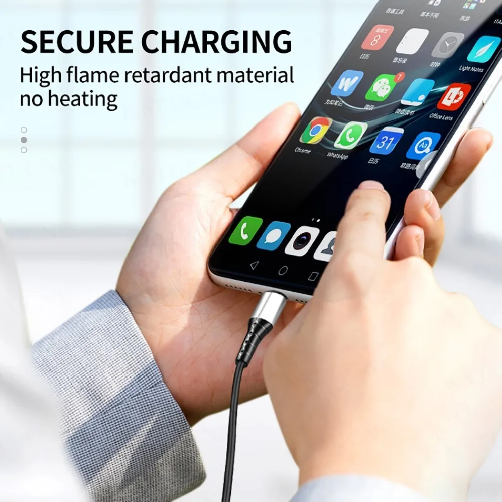 

Type C Charger Cable Woven Fast Charging Wire 3A Micro USB 1M iOS Phone Power Charging Cable for iPhone Android