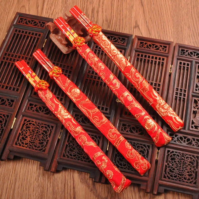 Многоразовые бамбуковые палочки ручной работы в японском стиле деревянные для
