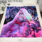 В стиле Nicki Minaj, броски Одеяло s 3D принт утолщенные двойные Слои детское одеяло для взрослых диван путешествия подростков Для женщин мужчин Повседневное студент Одеяло