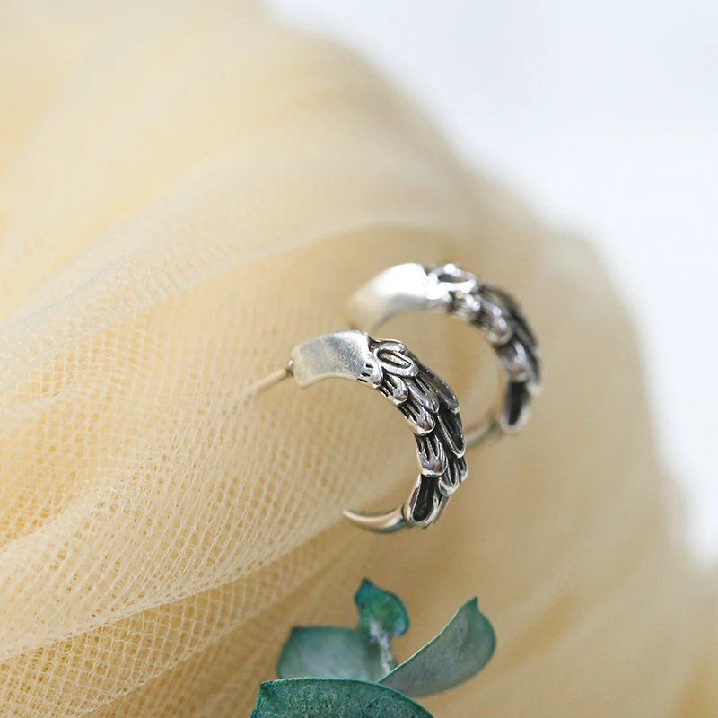 

Personality Silver Color Eagle Claw Stud Earrings For Men's Animal Earrings Punk Ear Jewelry Hip Hop Earrings Party Gifts