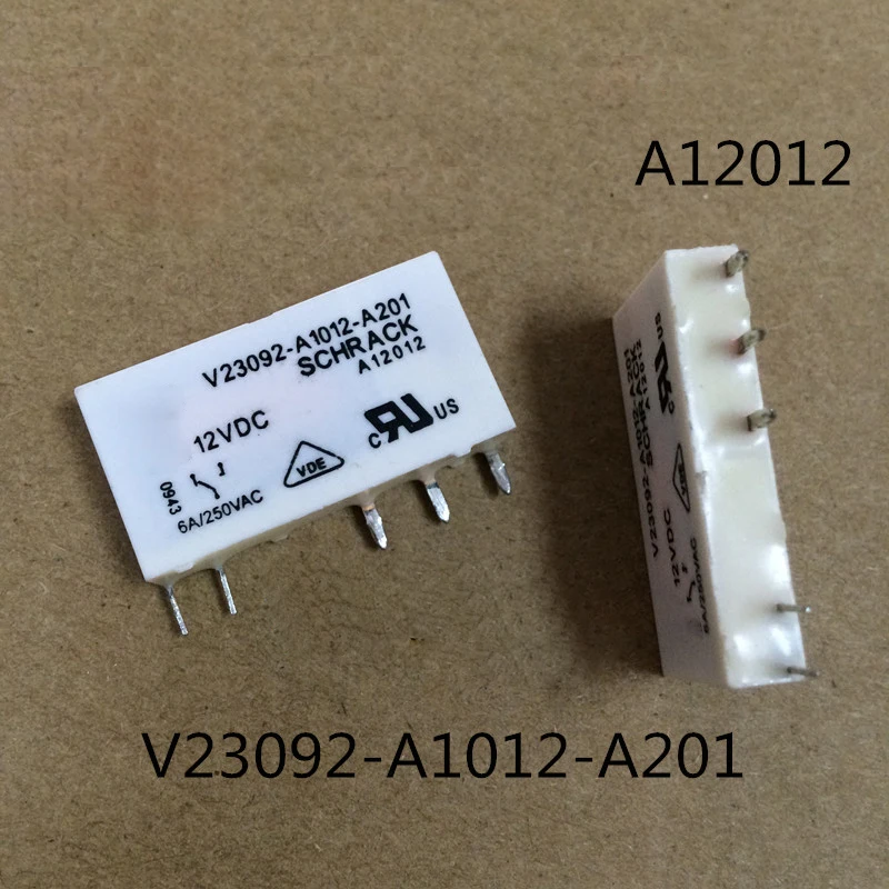 

Новинка, 2 шт./лот, V23092-A1012-A201 12VDC 6A 250VAC 5PIN