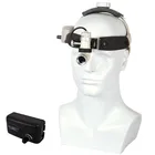 Беспроводной Стоматологический Хирургический медицинский головной светильник, светодиодный головной светильник 3 Вт, налобный светильник для стоматологии, пластической хирургии, для домашних животных