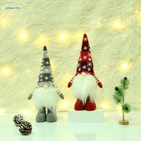 p15d gnome dolls holiday christmas elf ornaments thanks giving day gifts xmas trees dining table sofa bedroom bedside decoration