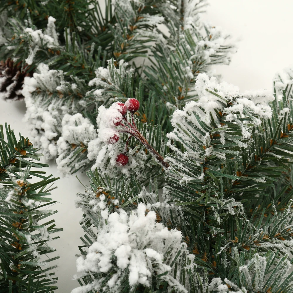 2 7 м Рождественское украшение лента гирлянда Рождественская елка украшения