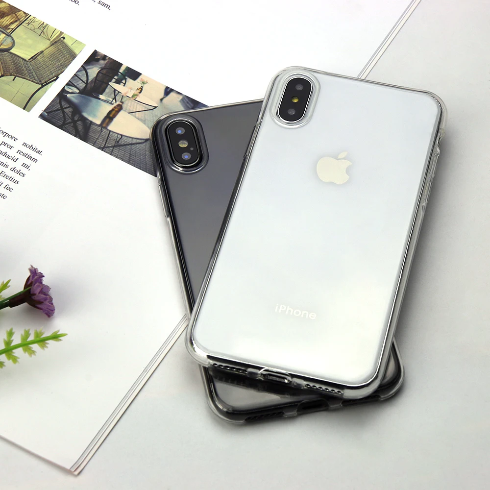 Прозрачный чехол для телефона iPhone 11 XR силиконовый прозрачный Футляр Pro X XS Max 8 7 6 6s