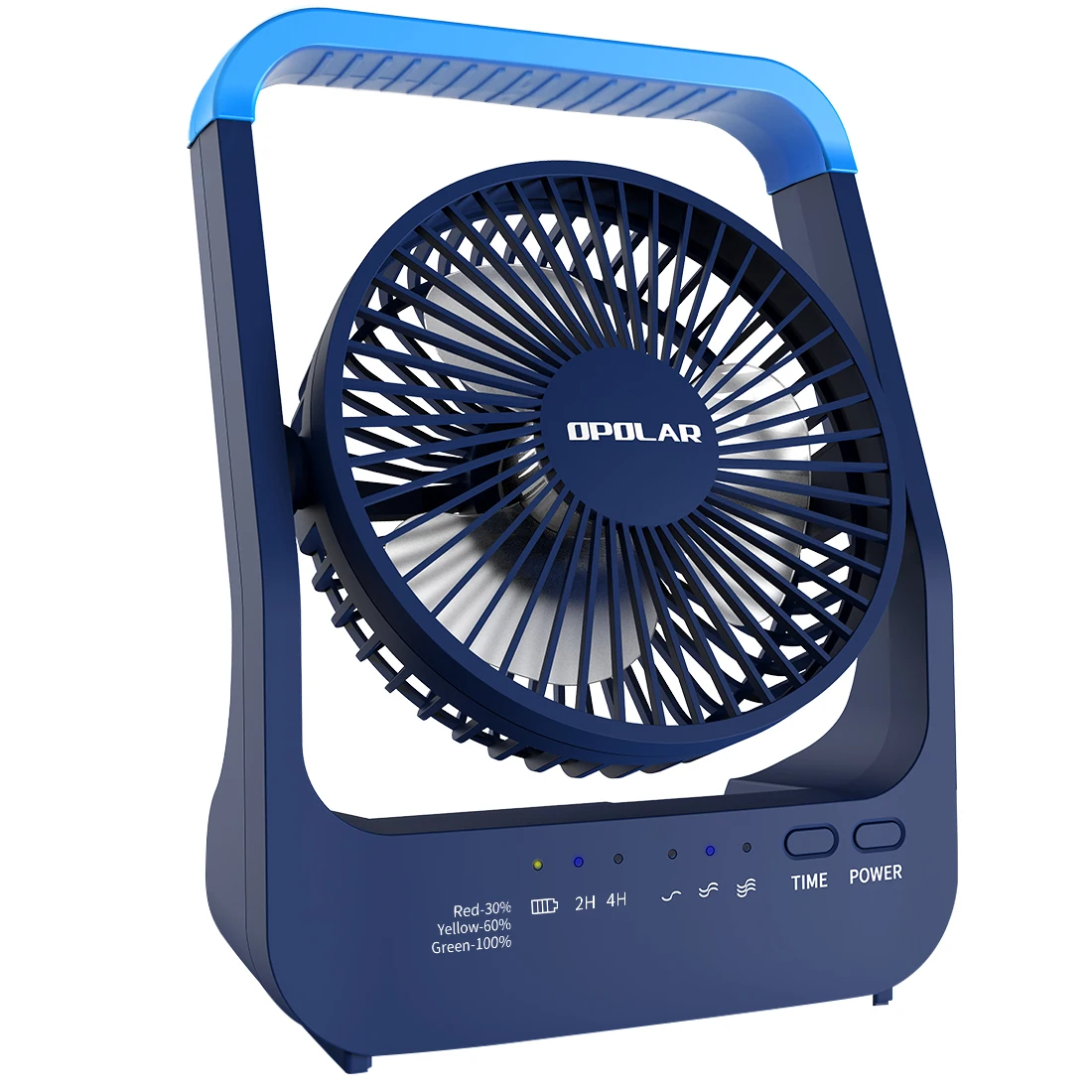 

Opolar Battery Operated Fan Rechargeable Fan Camping Fan 20000mAh 3 Speeds Timer Extra Quiet 360°Rotation for Home Office