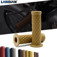 7822mm vintage cafe racer motorcycle silicone handlebar hand grip bar end for motorcycle bike cafe racer car styling