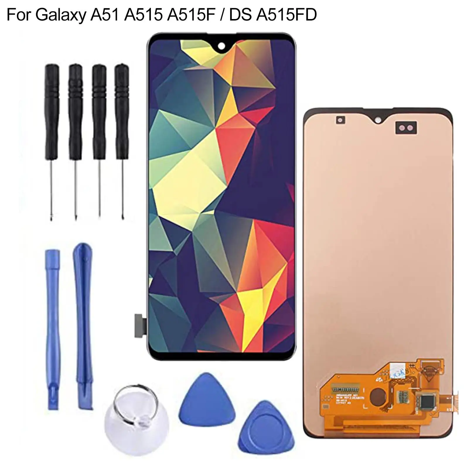 

LCD Display Digitizer Assembly Parts Replacement Tool Kit for Samsung Galaxy A51