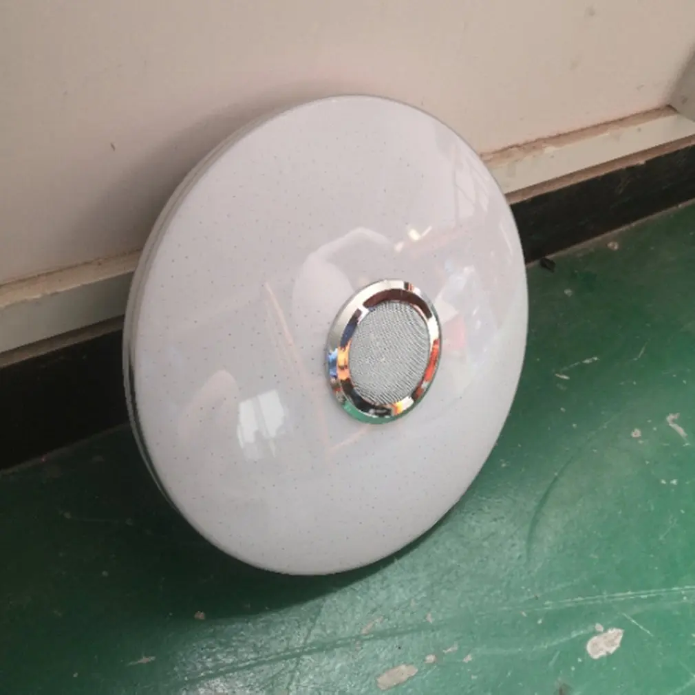 

Double Silver Wire 34cm Colorful APP 36w/72w+wireless Music+Infrared Remote Control Adjustable Brightness Ceiling Lamp
