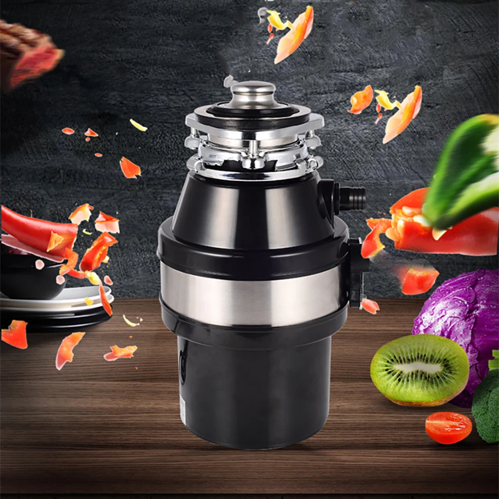 

370W Food Waste Disposer Food Residue Garbage Processor Sewer Rubbish Disposal Crusher Grinder