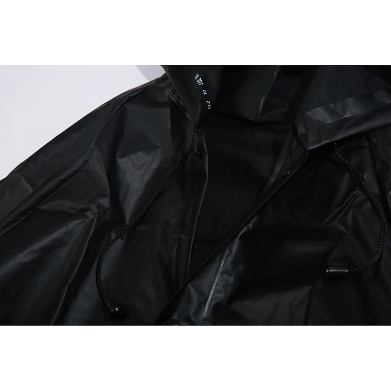 Непромокаемая куртка Mirecoo с буквенным принтом длинная пуговица дождевик