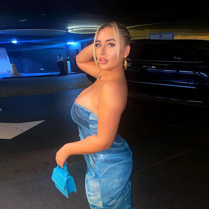 

Обёрточная бумага платье варенка с лямкой на шее платье пикантная Обувь Одежда для пляжа летняя Клубная одежда женские вечерние платье на п...