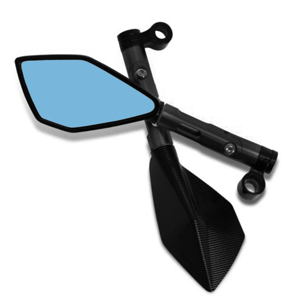 2pcs 8mm/10mm CNC Motorcycle Rearview Side Mirrors Street Sports Bike Chopper | Автомобили и мотоциклы