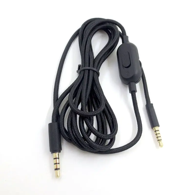 

Portable Headphone Cable Audio Cord Line for Lo-gitech GPRO X G233 G433 Earphone 19QA
