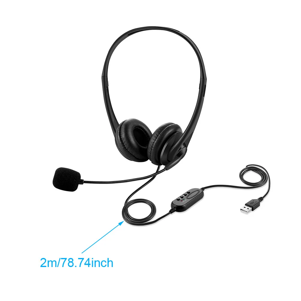 Легкий колл центр для ПК прозрачный чат с микрофоном школьная USB гарнитура