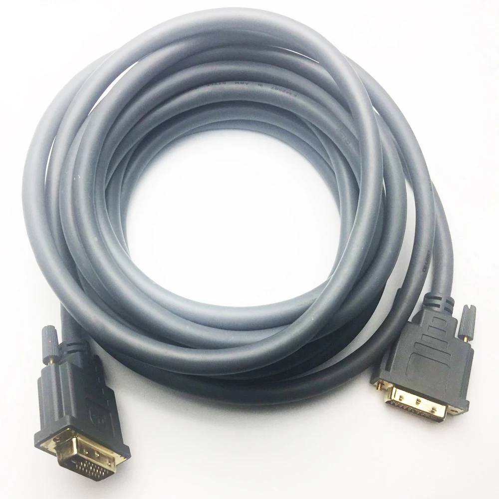 5M Стандартный Dual link DVI кабель 15ft D 24 + 1 со штыревыми соединителями на обоих концах