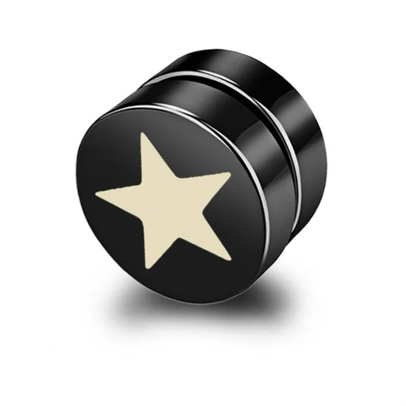 Модные магнитные серьги-гвоздики с крестом 1 шт. подарки для гостей на День