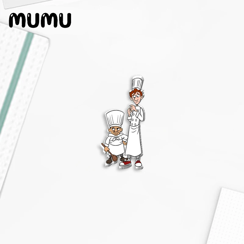 Новинка 2021 булавка для лацкана с Рататуй Акриловые броши фотографий ручная