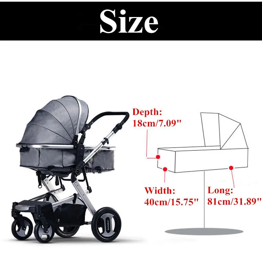 Kidlove Baby 2 в 1 детская коляска складная анти-шок складываемая коляска Высокая land-scape модная коляска