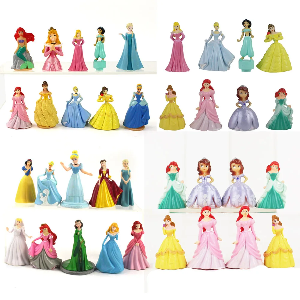 Экшн-фигурка принцессы Белоснежки Золушки Белла Русалочки софы Софии