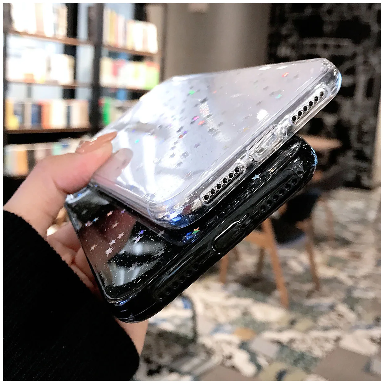 Мягкий Блестящий блестящий чехол со звездой для Xiaomi redmi note 7 xiomi Redmi 8 5 6 pro Mi 9 Lite |